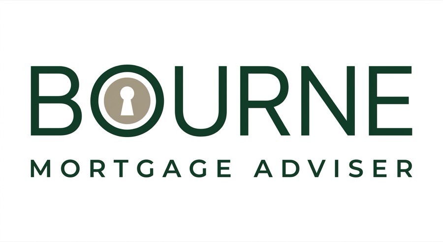 BOURNE wordmark with keyhole O, green